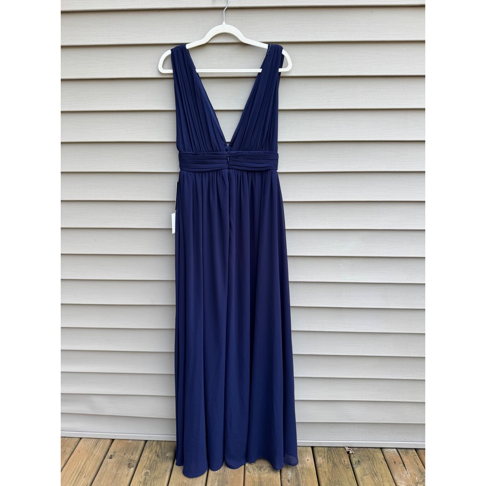 Lulus Heavenly Hues Navy Blue Maxi Dress NWT M
